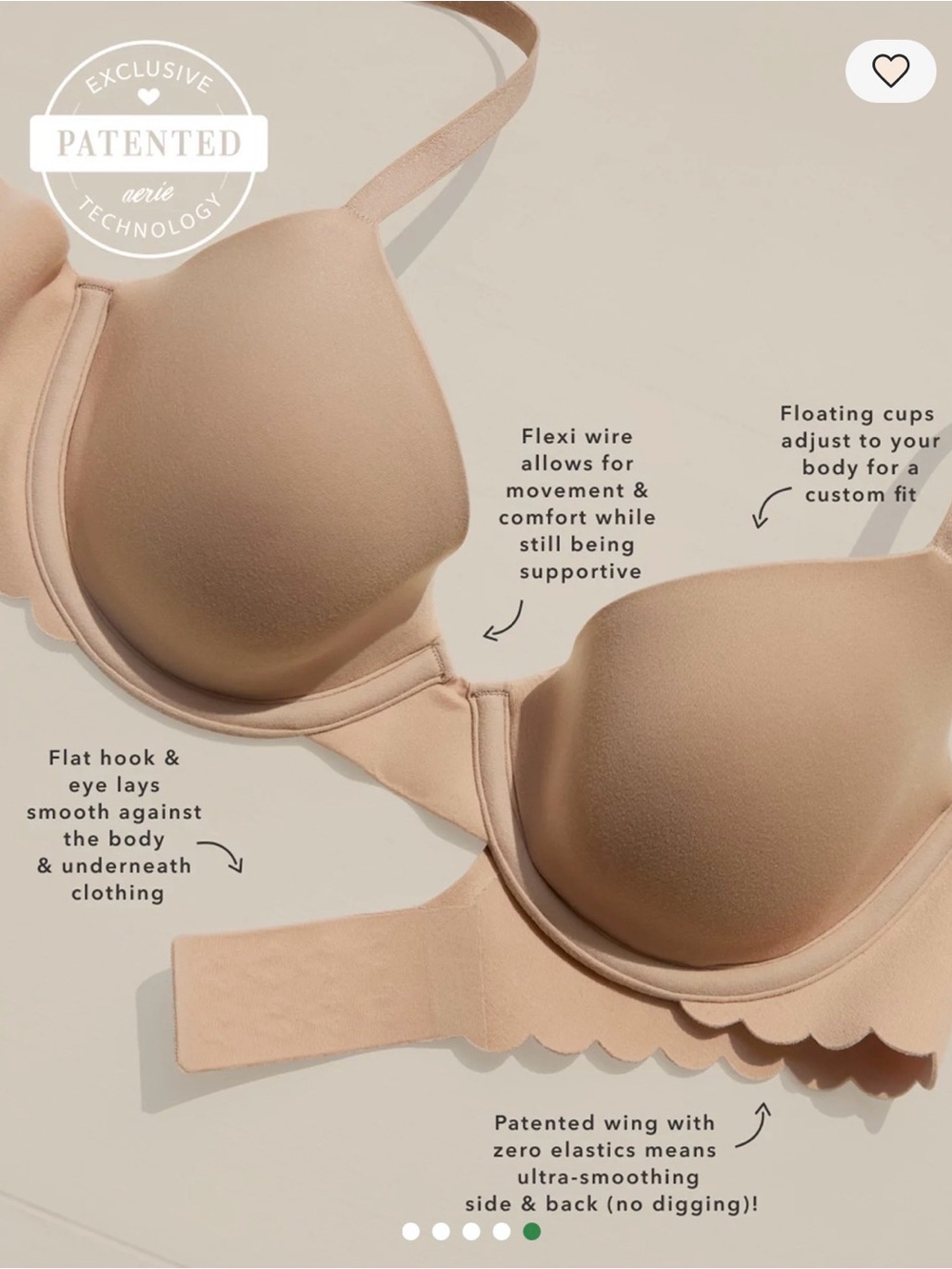 Aerie SMOOTHEZ Demi Lightly Lined Bra